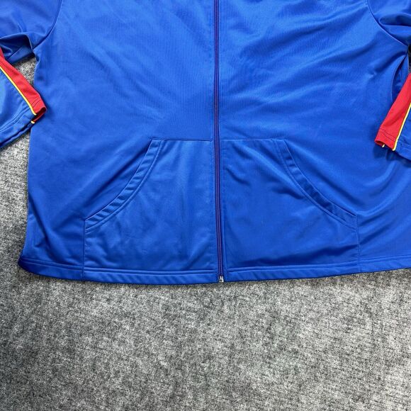 Nascar Women's Track Jacket 24 26 Blue Red Embroidered Drawstring Racing Stripe - Picture 6 of 15